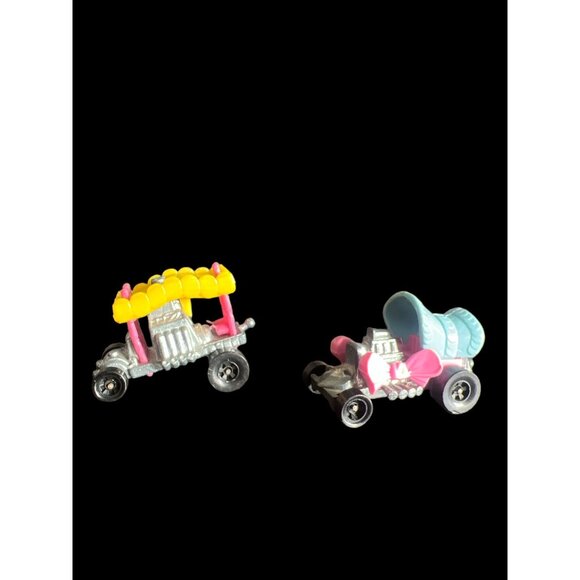 Lot of 2 Vintage Mini Hot Wheels Beddy Bye & Baby Buggy Shell Giveaway ‘72Mattel - Picture 1 of 7